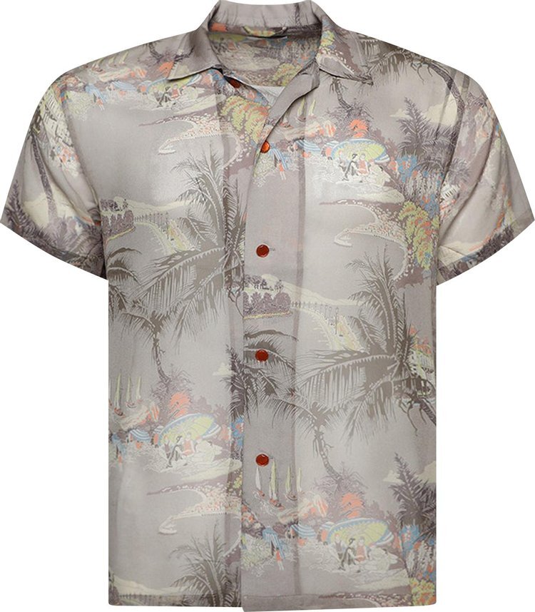 

Рубашка Bode Riviera Print Short-Sleeve Shirt 'Multicolor', разноцветный