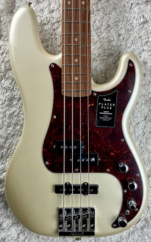 

Бас-гитара Fender Player Plus Precision Bass Olympic Pearl