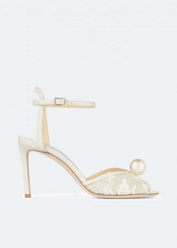 

Сандалии JIMMY CHOO Sacora 85 sandals, белый