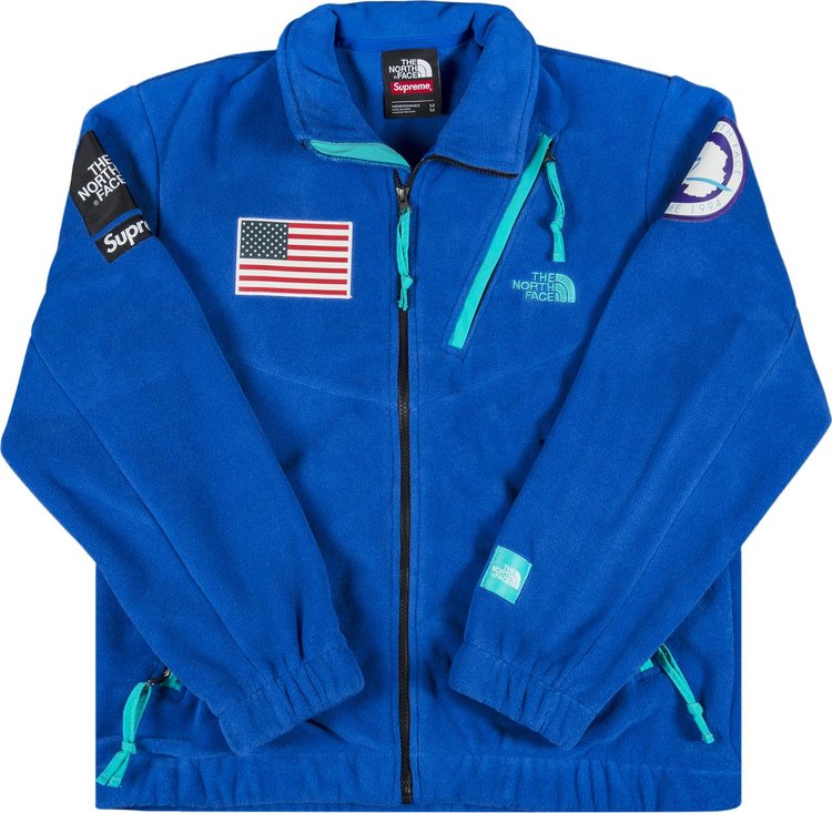 

Куртка Supreme x The North Face Trans Antarctica Expedition Fleece Jacket 'Royal Blue', синий