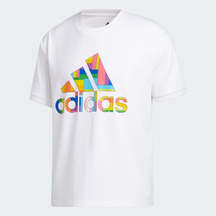 

Футболка Adidas Pride Badge Of Sport, белый