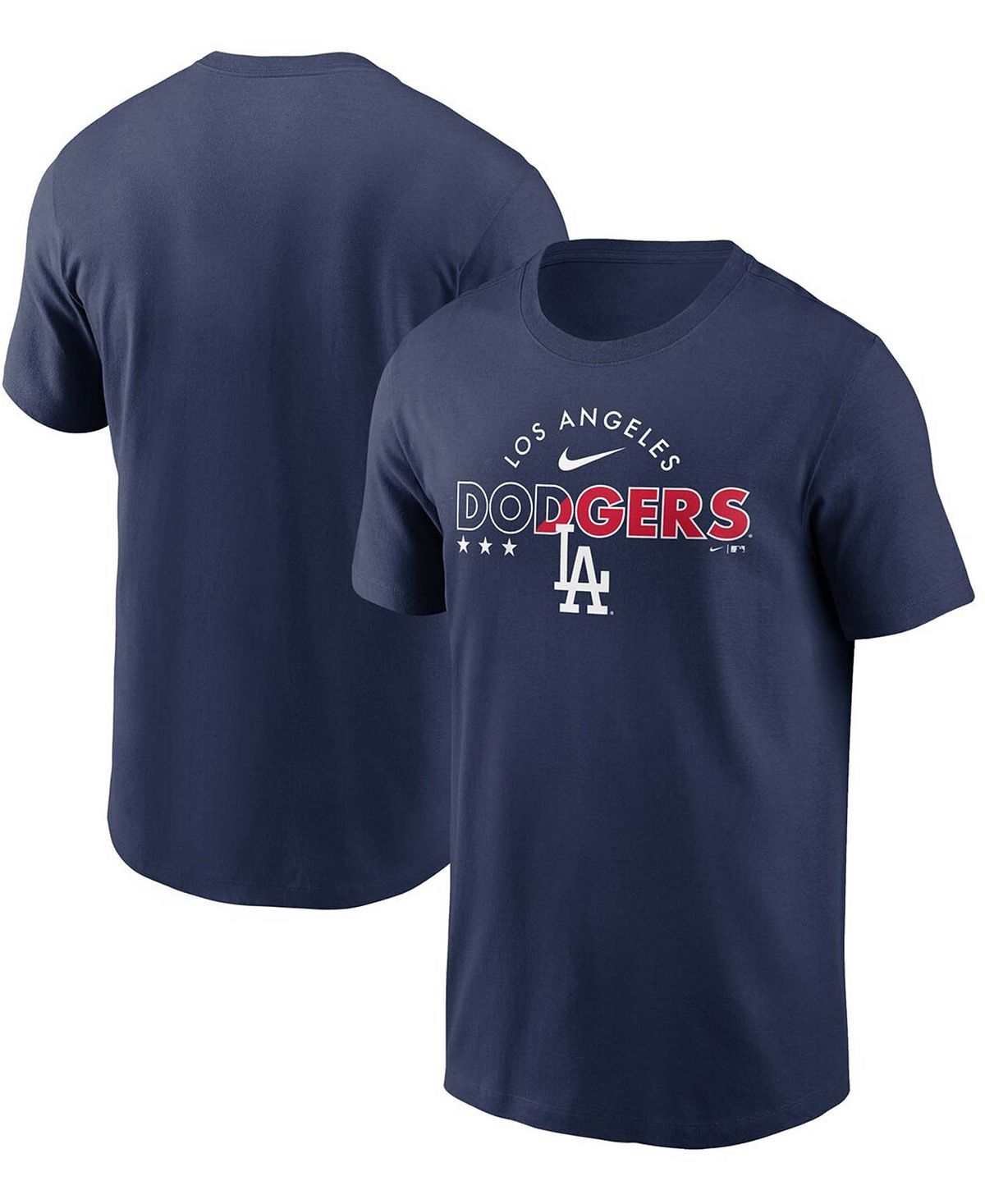 

Мужская темно-синяя футболка los angeles dodgers team americana Nike, синий