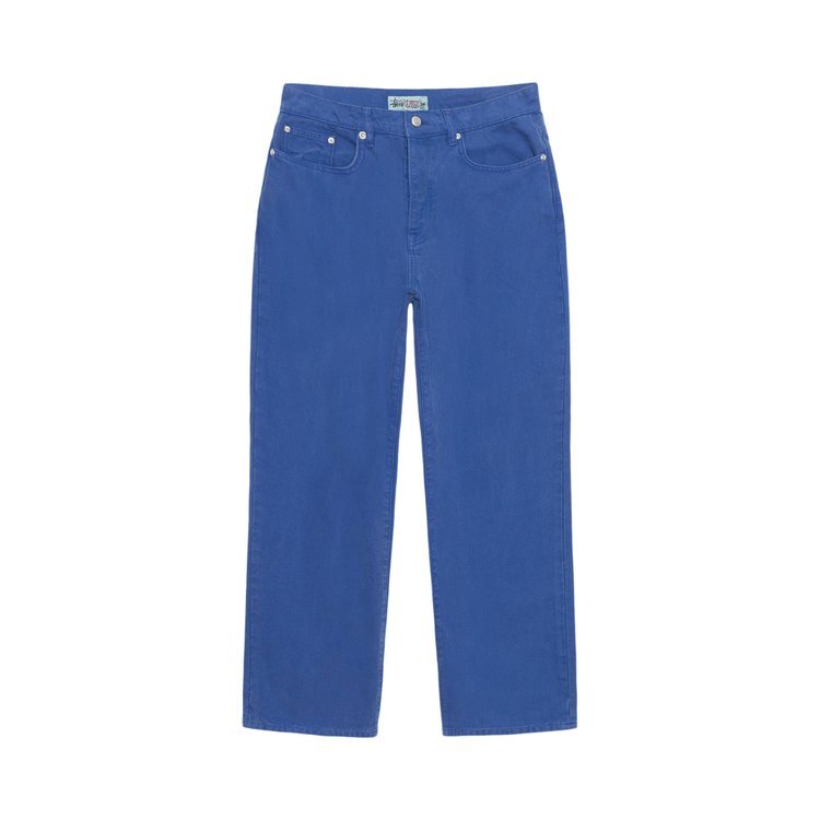 

Джинсы Stussy Washed Canvas Classic Jean, цвет Baja Blue