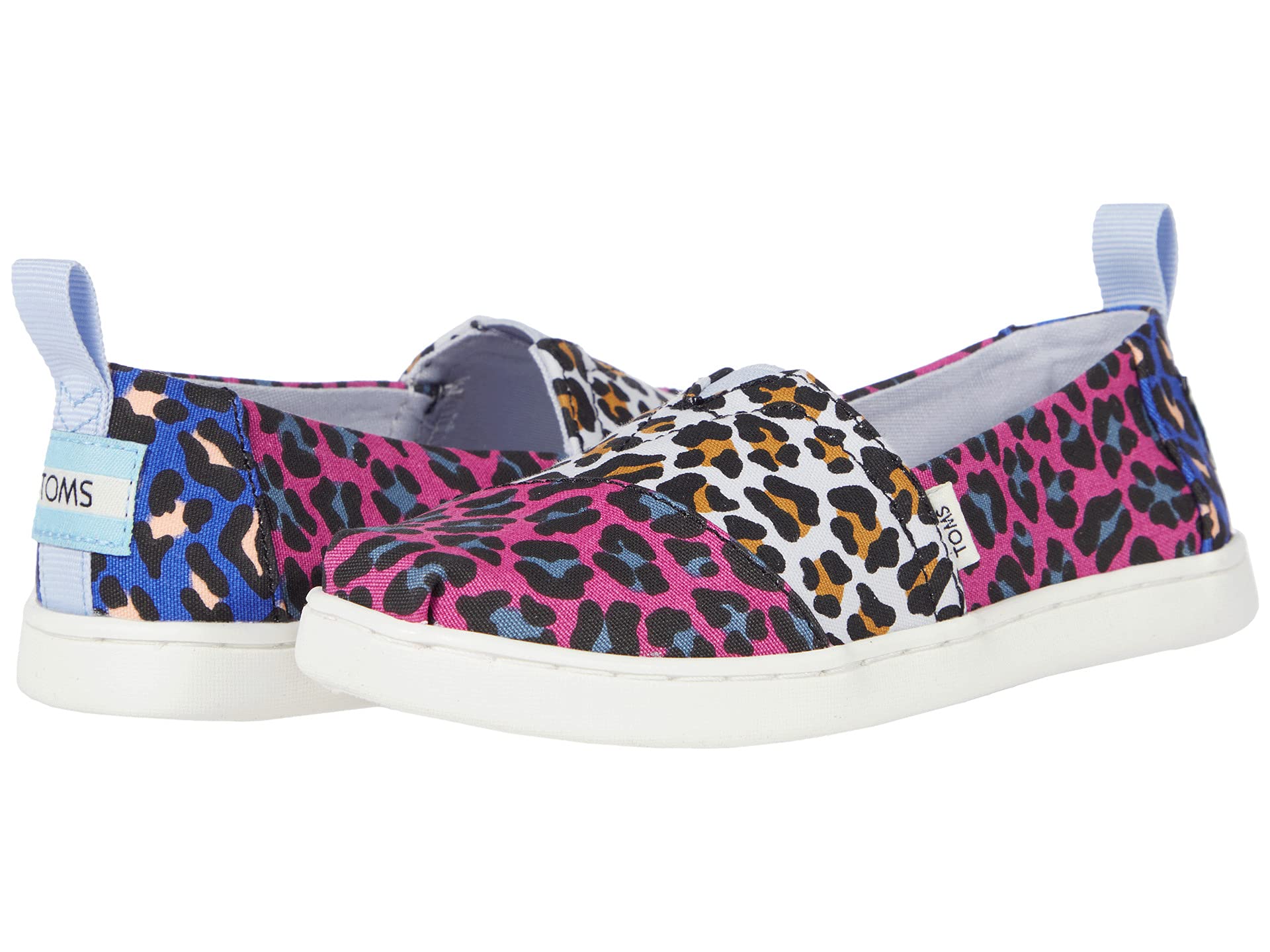 

Мокасины TOMS Kids, Leopard Color-Block Alpargata