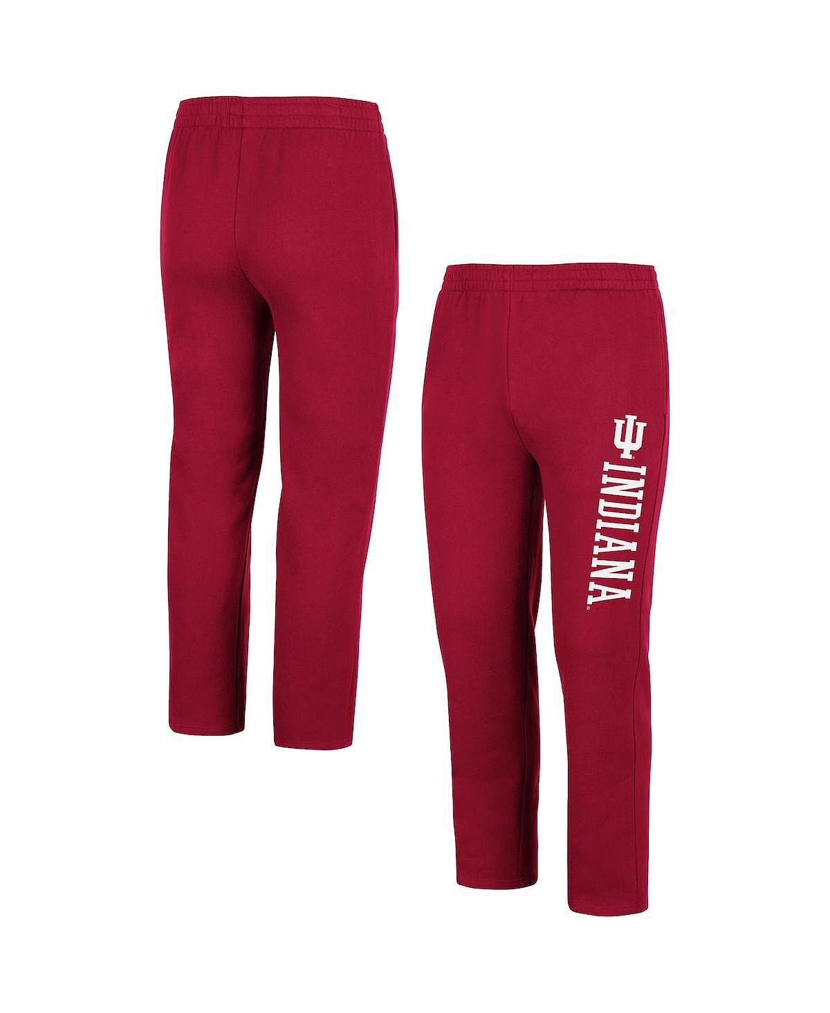 

Мужские флисовые брюки crimson indiana hoosiers Colosseum