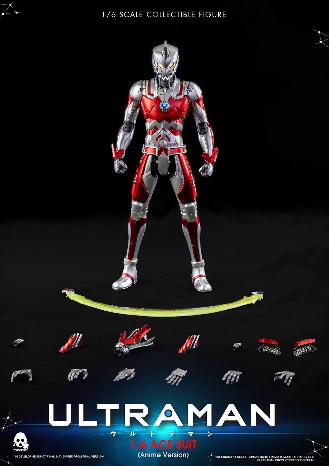

Фигурка Threezero Ultraman Ace Suit (Anime Ver.) 1/6, 29 см