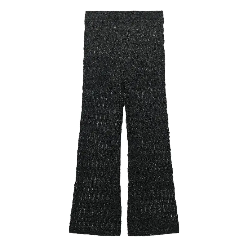 

Брюки из трикотажа Zara, черный