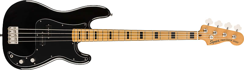 Classic Vibe '70s Precision Bass, кленовый гриф, черный Squier