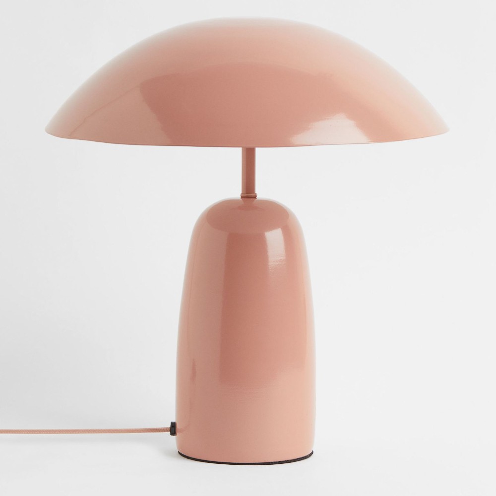 Лампа настольная H&M Home Metal, темно-розовый