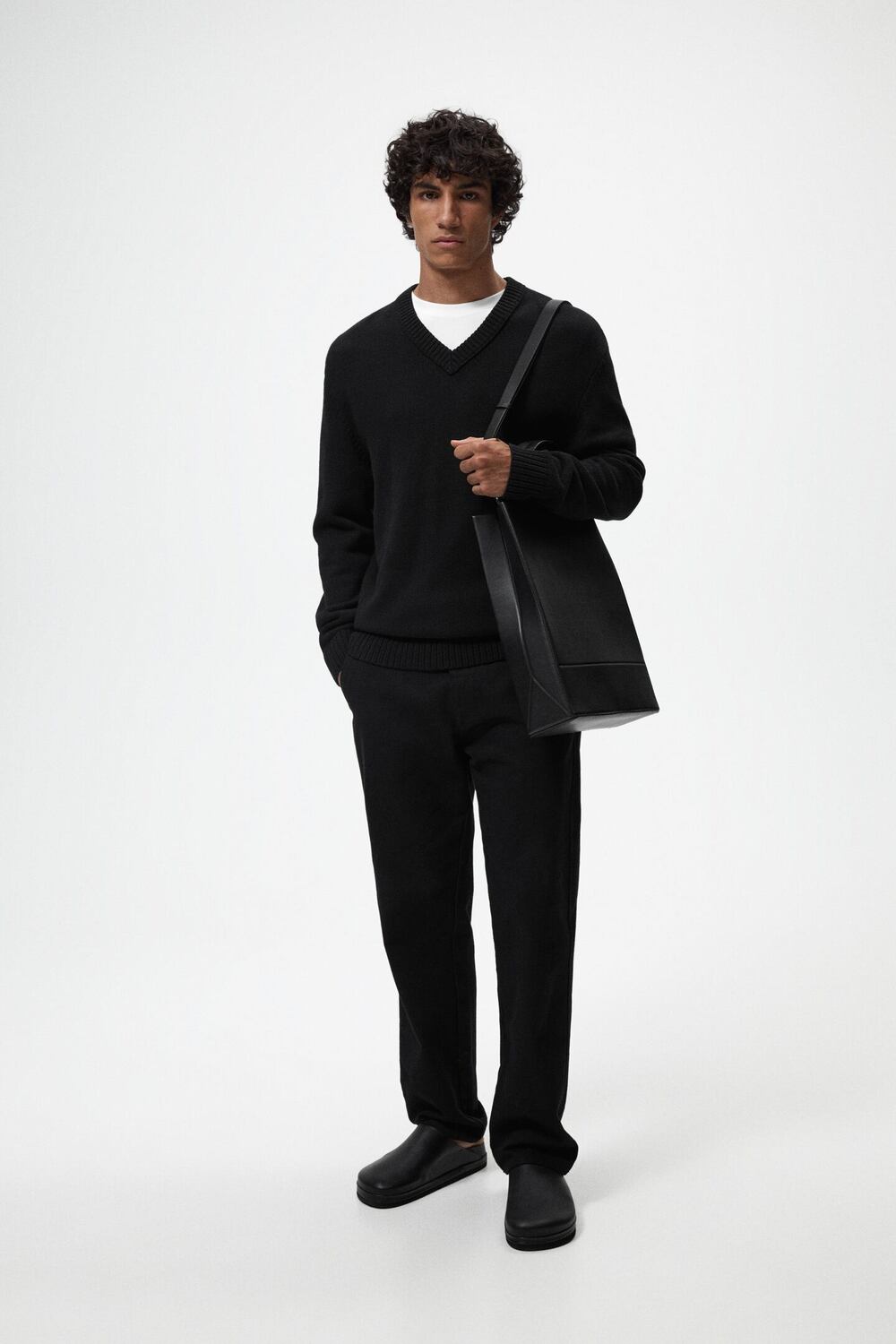 

Сумка оригами ZARA, черный