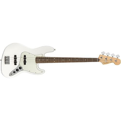 

Fender Player Jazz Electric Bass Guitar, Накладка на гриф Pau Ferro, Polar White