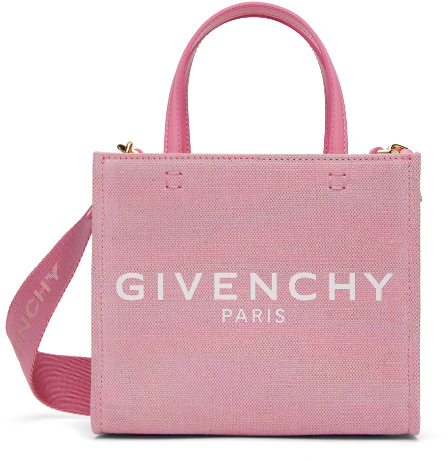

Розовая объемная сумка Mini G Givenchy