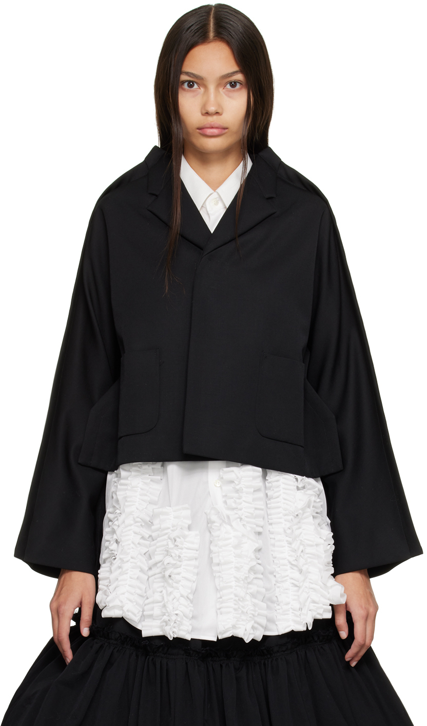 

Черная куртка с защипами Comme des Garçons Comme des Garçons