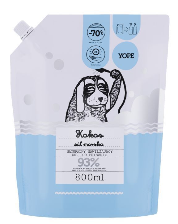 

Yope Kokos i Sól Morska Refill пополнение - гель для душа, 800 ml