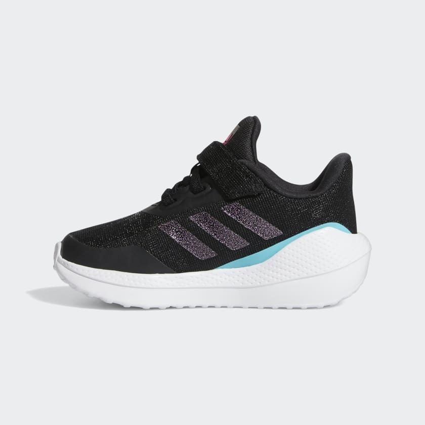 

Кроссовки adidas EQ21 Run, черный/белый/голубой/фиолетовый