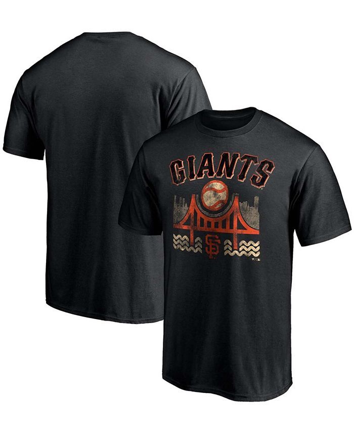 

Мужская черная футболка San Francisco Giants The Bay Hometown Collection Fanatics, черный