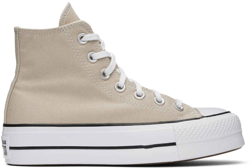 

Бежевые кроссовки Chuck Taylor All Star Lift на платформе Converse, Бежевый