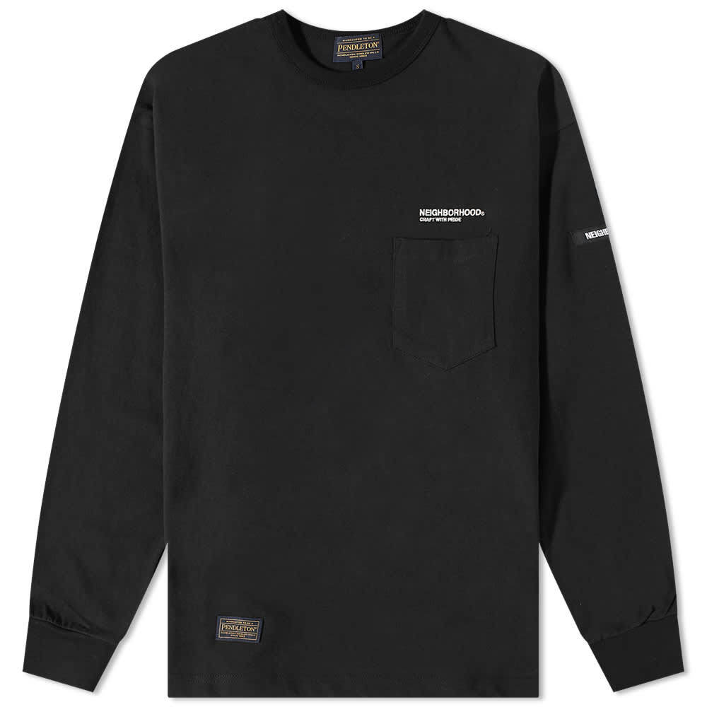 

Футболка Neighborhood X Pendleton Long Sleeve Tee, Черный