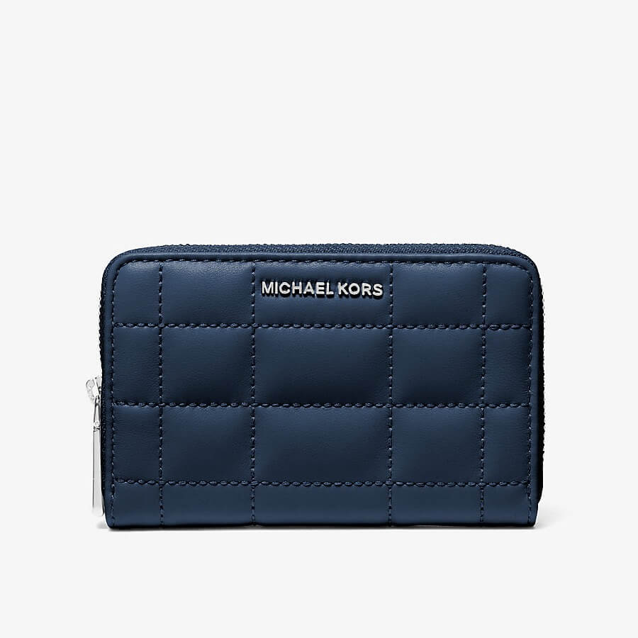 

Кошелек Michael Michael Kors Small Quilted Leather, темно-синий