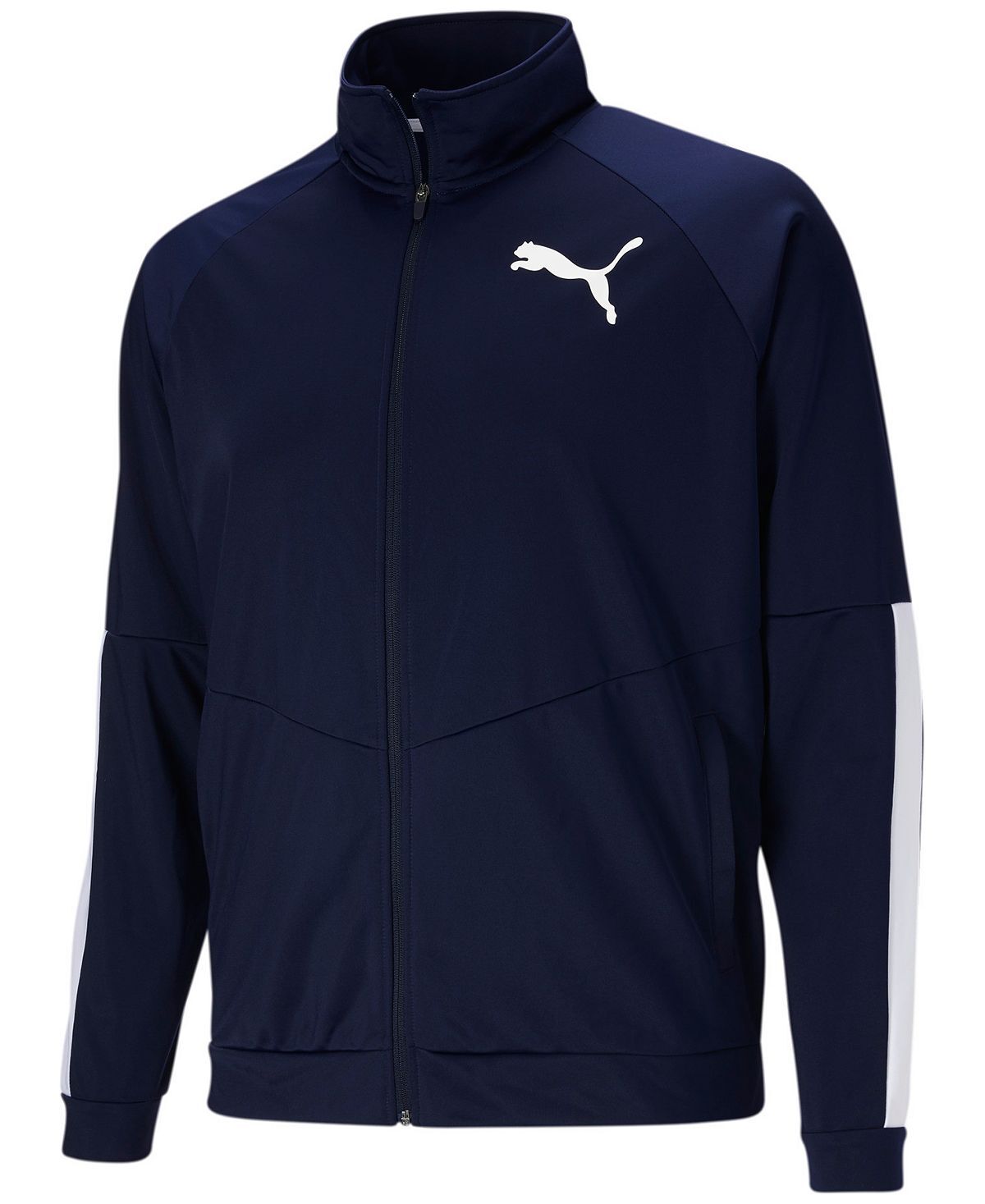 

Спортивная куртка Puma Contrast Zip-Front, темно-синий