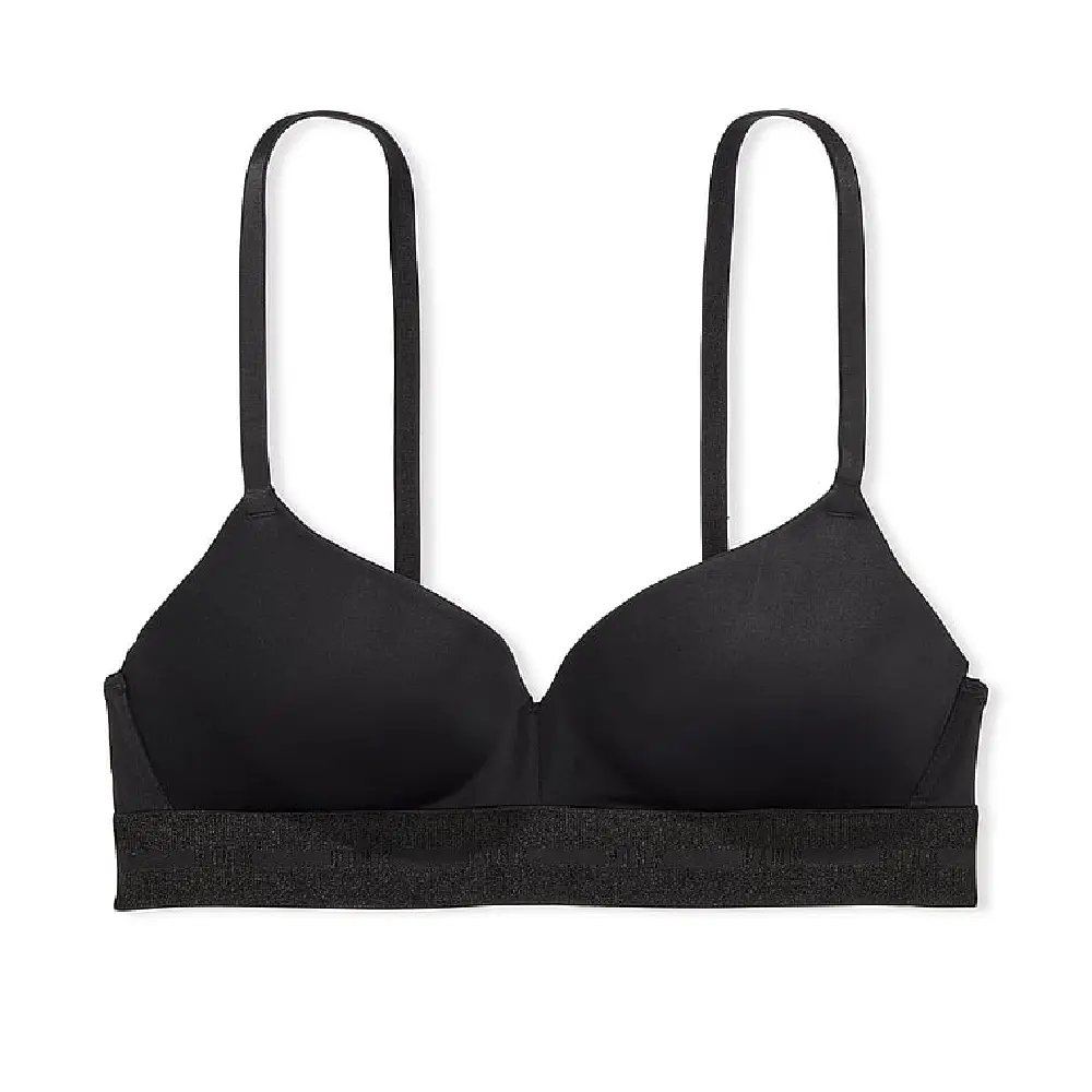 

Бюстгальтер Victoria's Secret Pink Wear Everywhere Wireless Push-up, черный