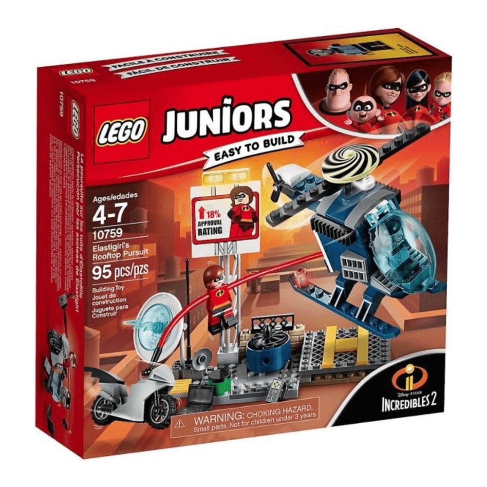 Конструктор LEGO Juniors 10759 Эластика: Погоня на крыше - фото