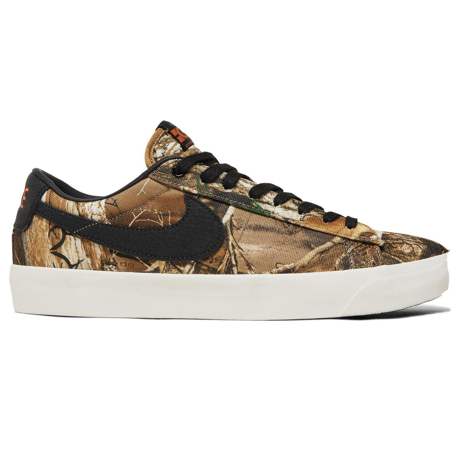 Кроссовки Nike Blazer Low Pro GT Premium SB 'Brown Realtree', Черный кроссовки nike forty percent against rights x blazer low sb cool grey серый