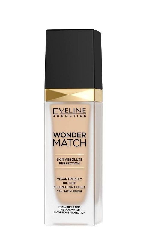 Eveline Wonder Match Праймер для лица, 10 Light Vanilla eveline пудра рассыпчатая для лица eveline wonder match с аметистовой пылью