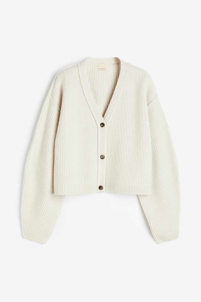 

Кардиган из смесового кашемира H&M, белый