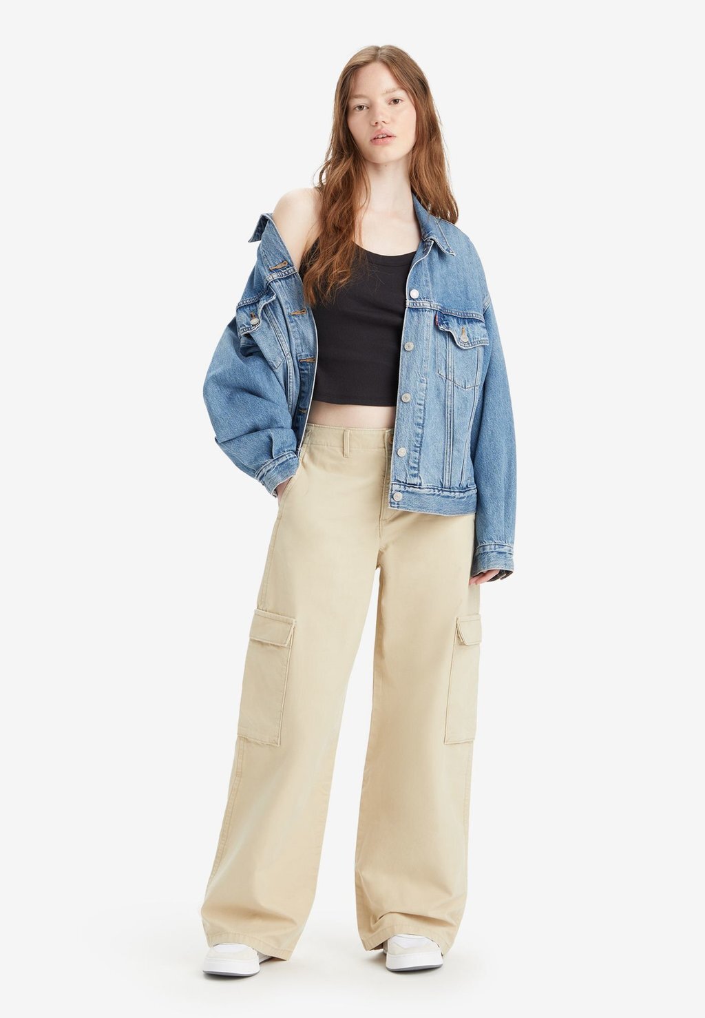

Брюки-карго Levi's, песочный, Серый