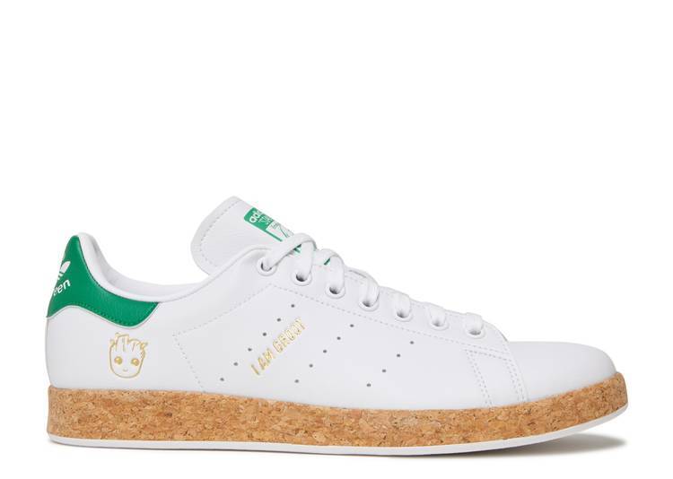 

Кроссовки Adidas MARVEL X STAN SMITH 'I AM GROOT', белый