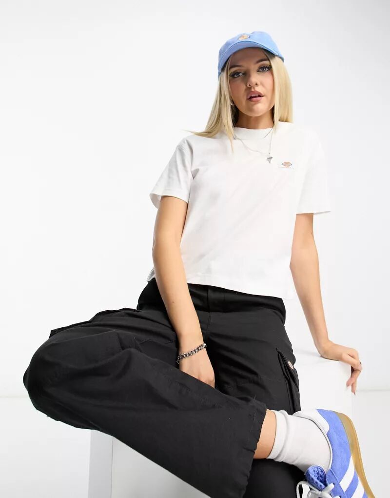 

Белая футболка свободного кроя Dickies Oakport