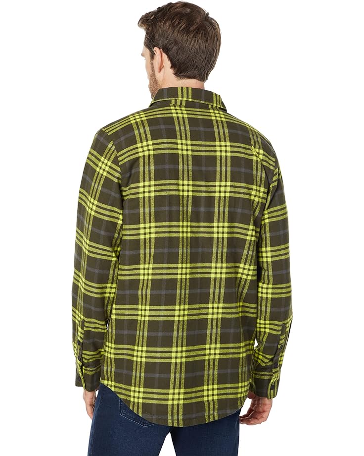 Куртка Volcom Snow Sherpa Flannel Jacket, черный/зеленый