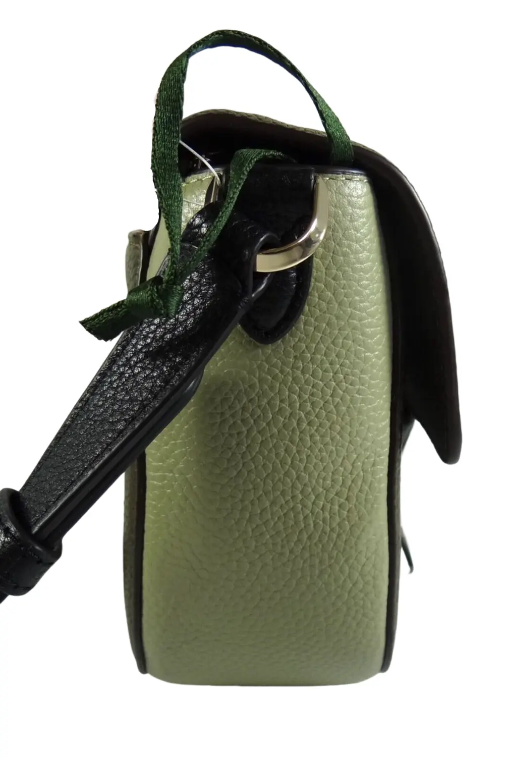

Женская кожаная сумка через плечо Kate Spade Knott Saddle Peled, зеленый