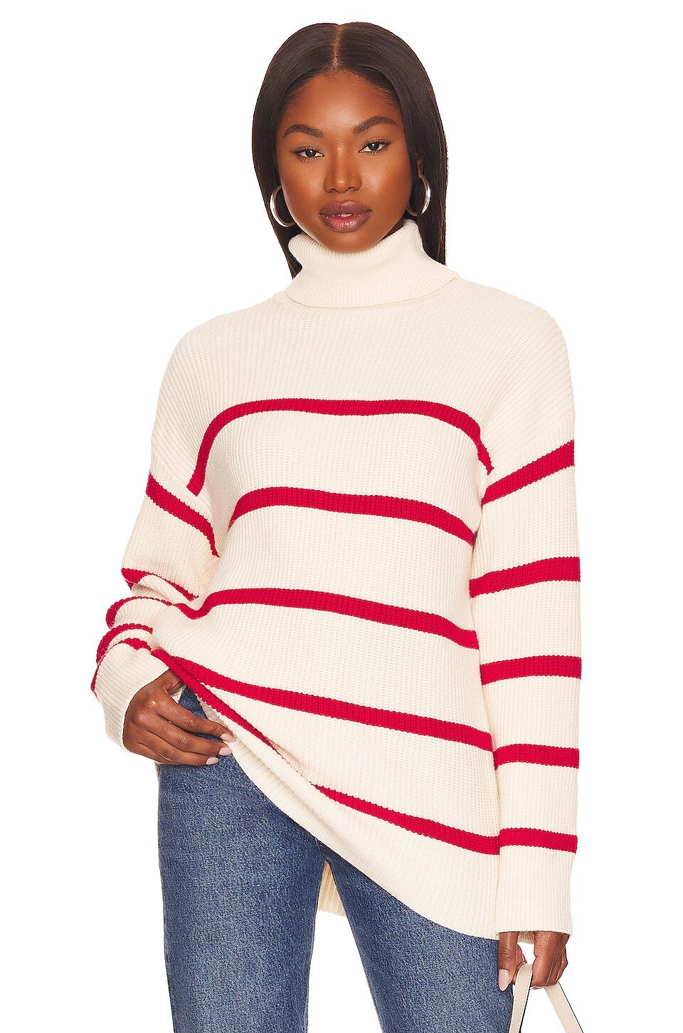 Свитер superdown Robyn Stripe, цвет Red Stripe red stripe top coat