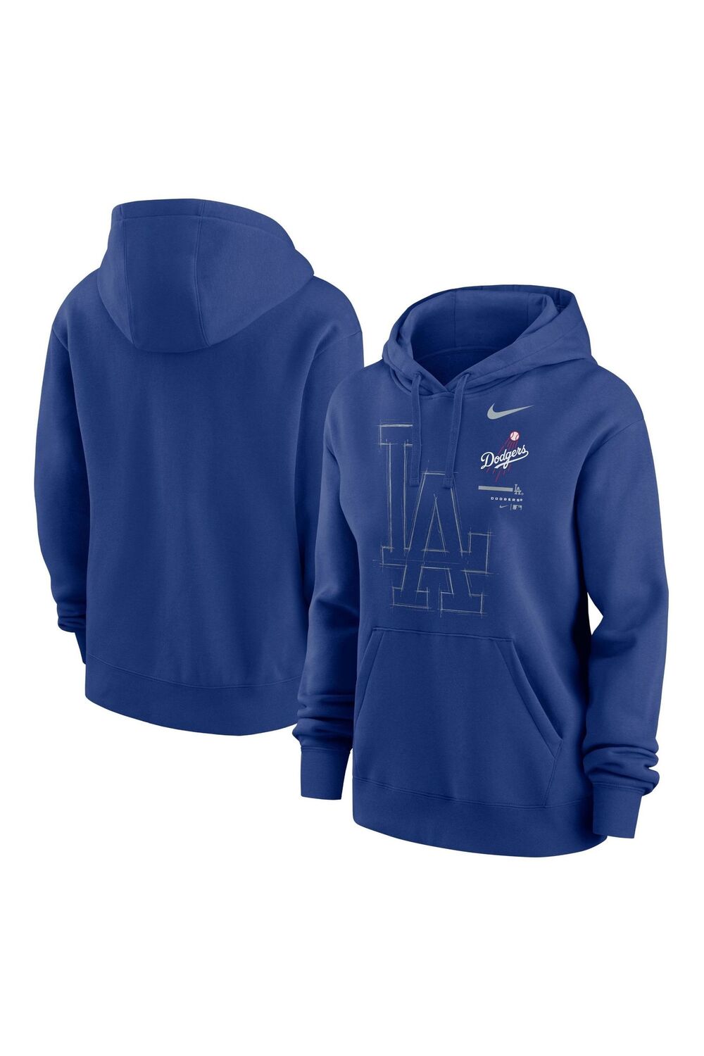 

Флисовая толстовка Los Angeles Dodgers Big Game Nike, синий