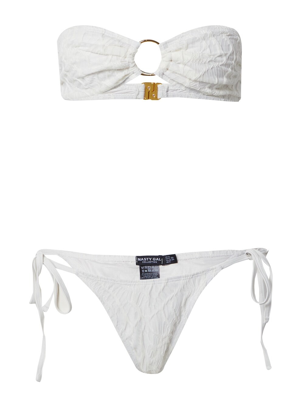 

Бандо бикини Nasty Gal, крем