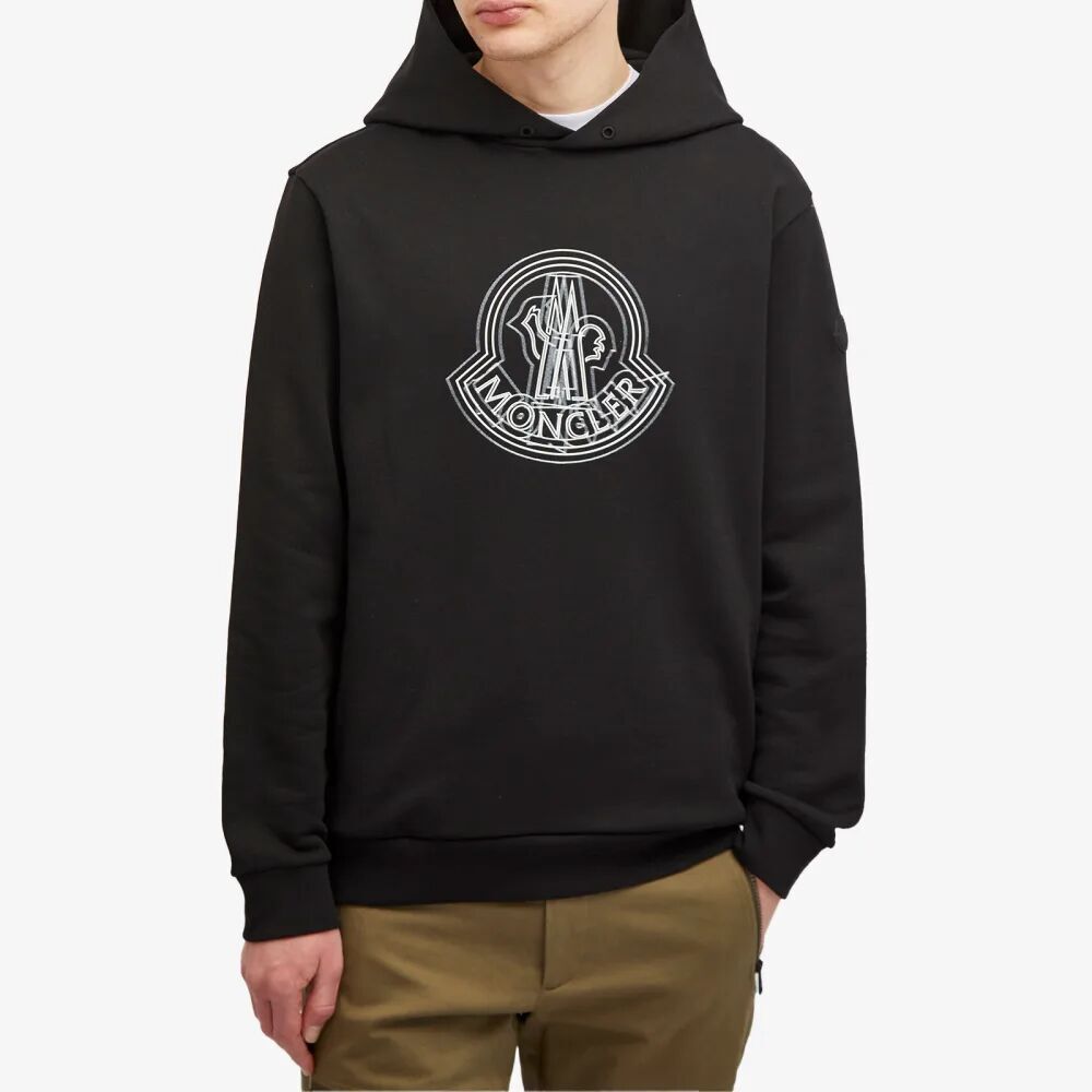 

Moncler Худи с логотипом, черный