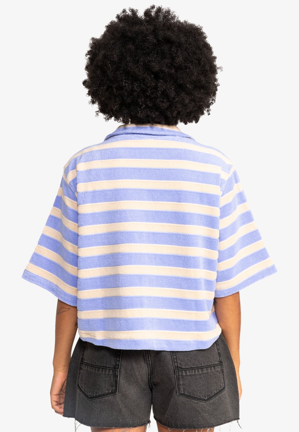 

Рубашка CROPPED Quiksilver, фиолетовый