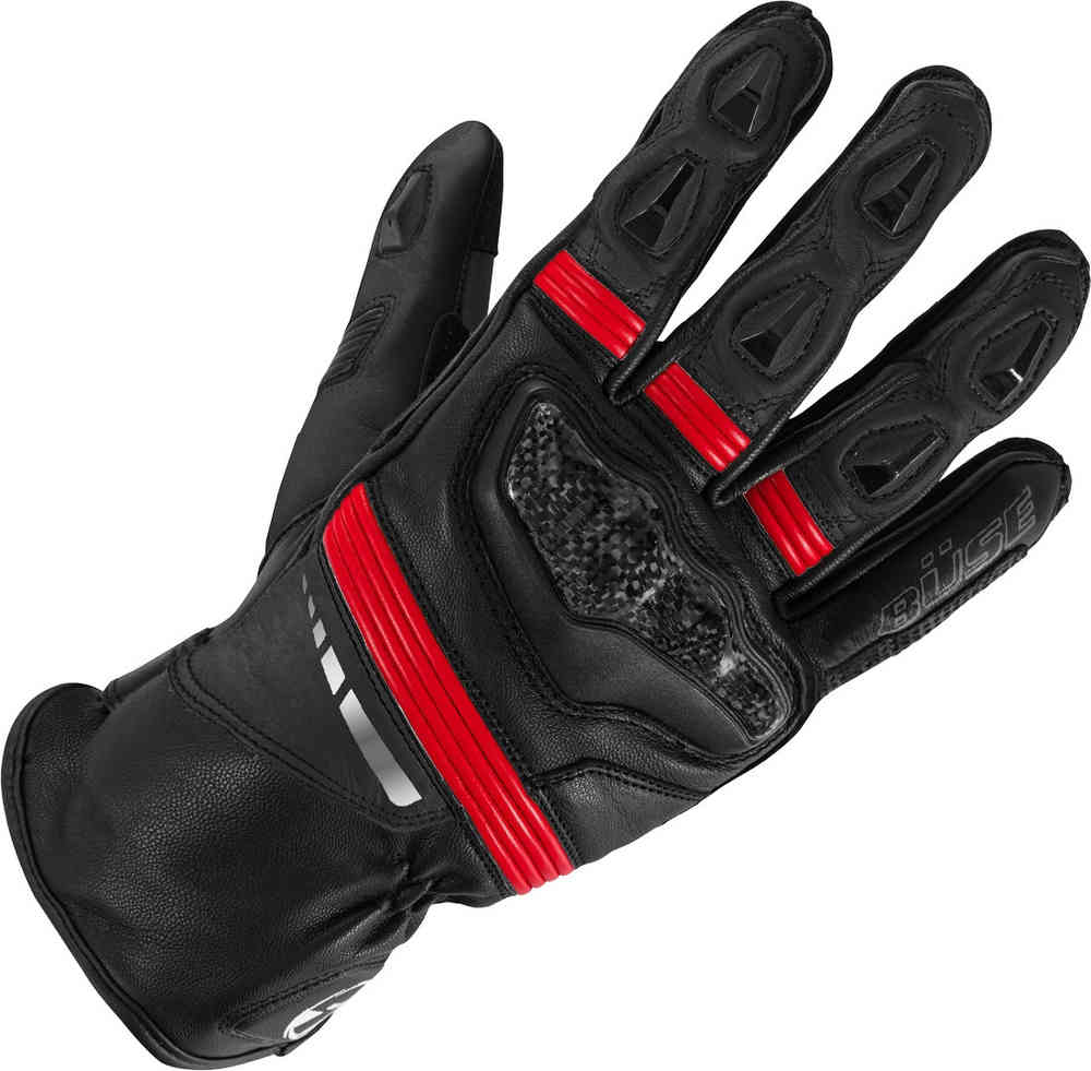 Мотоциклетные перчатки для спасения Büse, черный красный