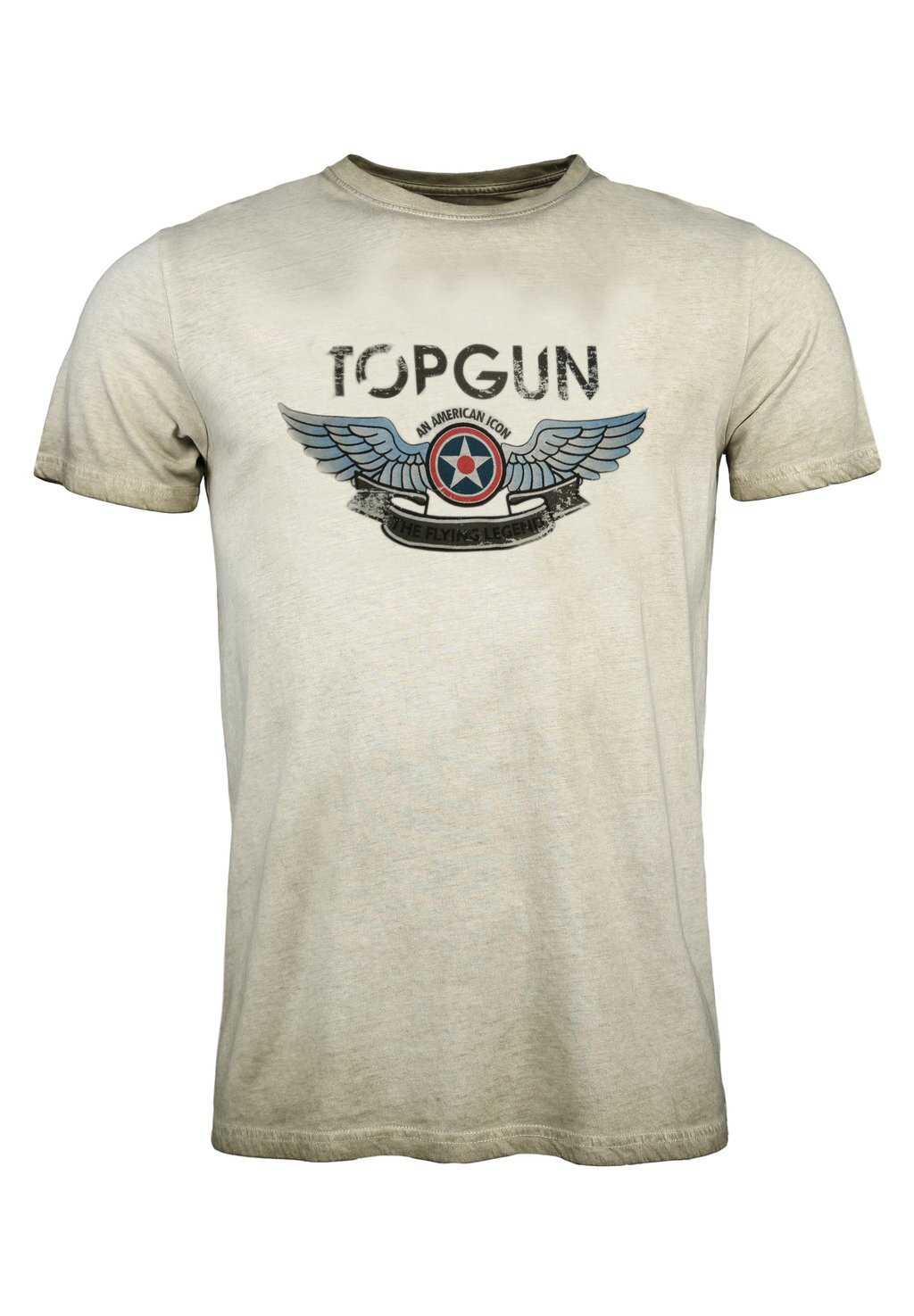

Футболка с принтом TOP GUN, оливковый, Зеленый
