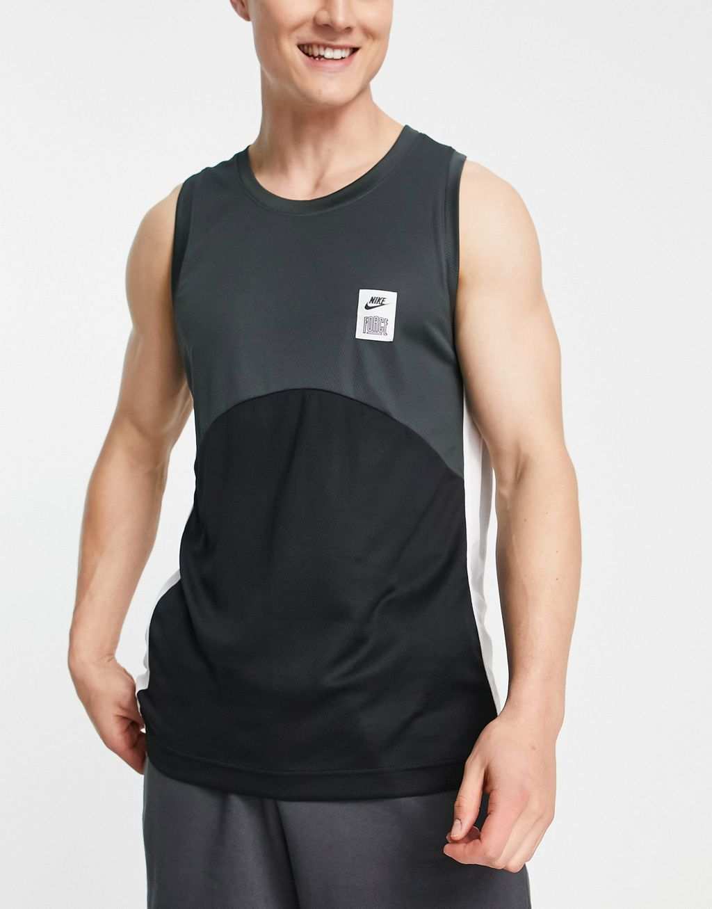 

Черный трикотажный жилет Nike Basketball Starting Five Dri-FIT
