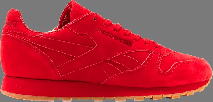 

Кроссовки classic leather tdc 'scarlet' Reebok, красный