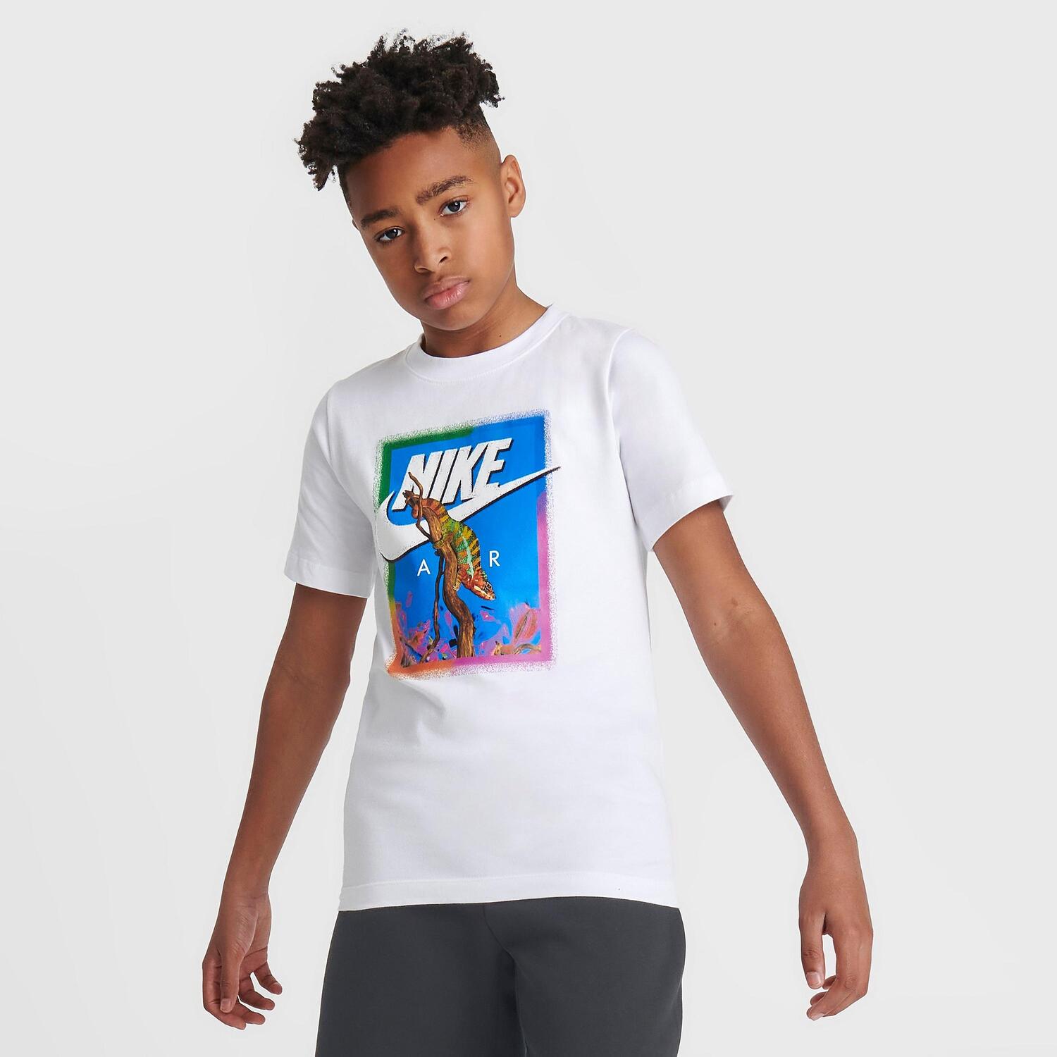 

Детская футболка Nike Air с фото, белый
