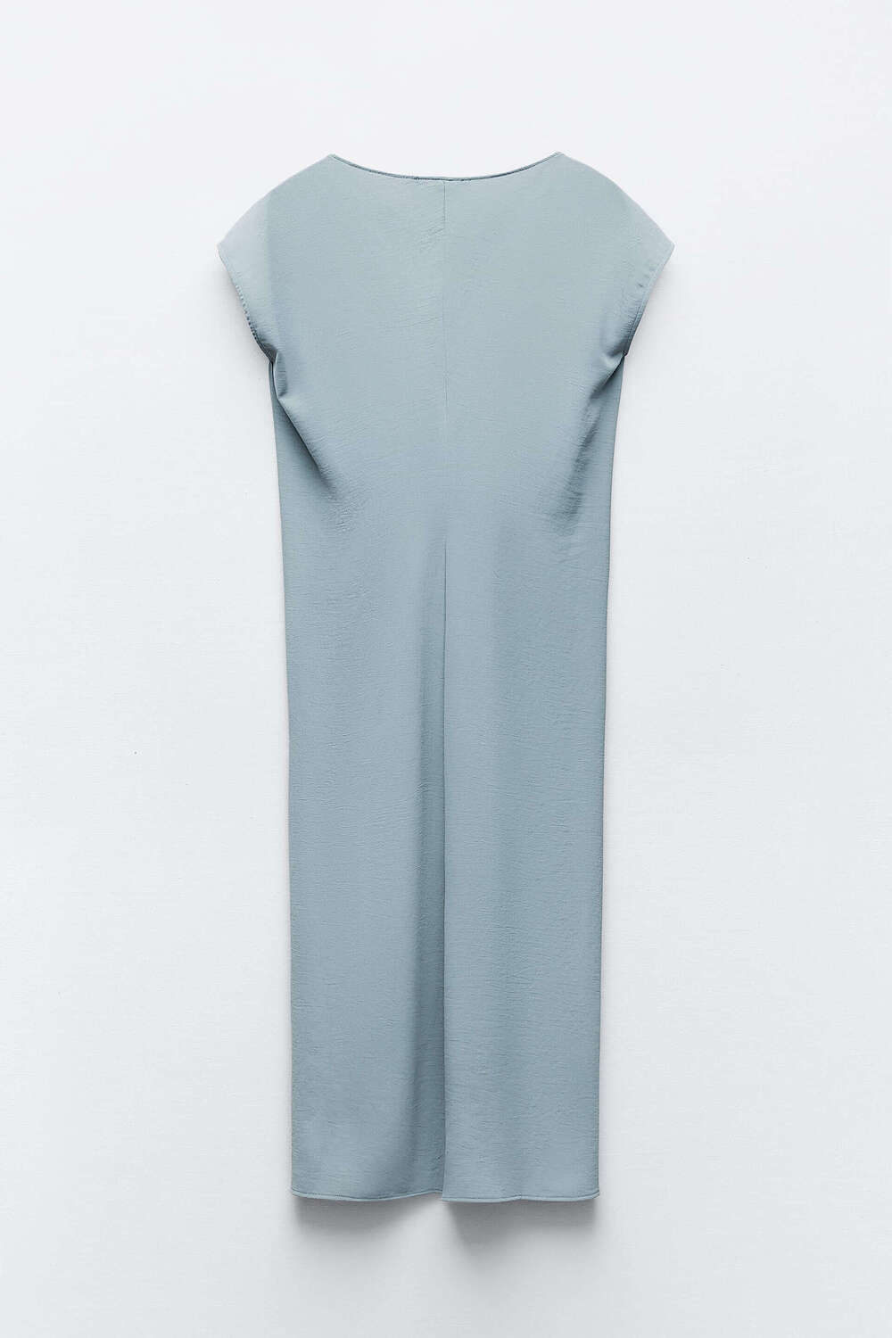 

Платье Zara Minimalist Flowing, серо-голубой