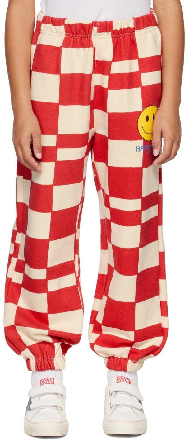 

Детские брюки Red & Off-White Grid Lounge Jellymallow