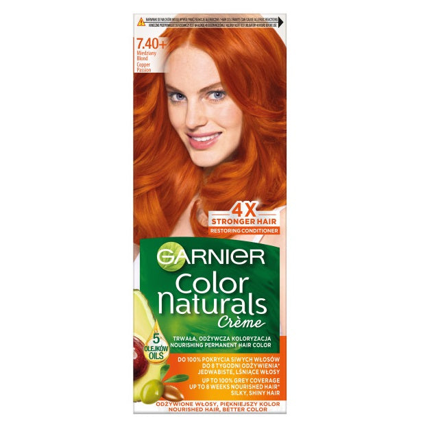 Garnier Крем-краска для волос Color Naturals Creme 7.40 Медно-русый краска для волос garnier краска для волос color sensation перламутровые блонды