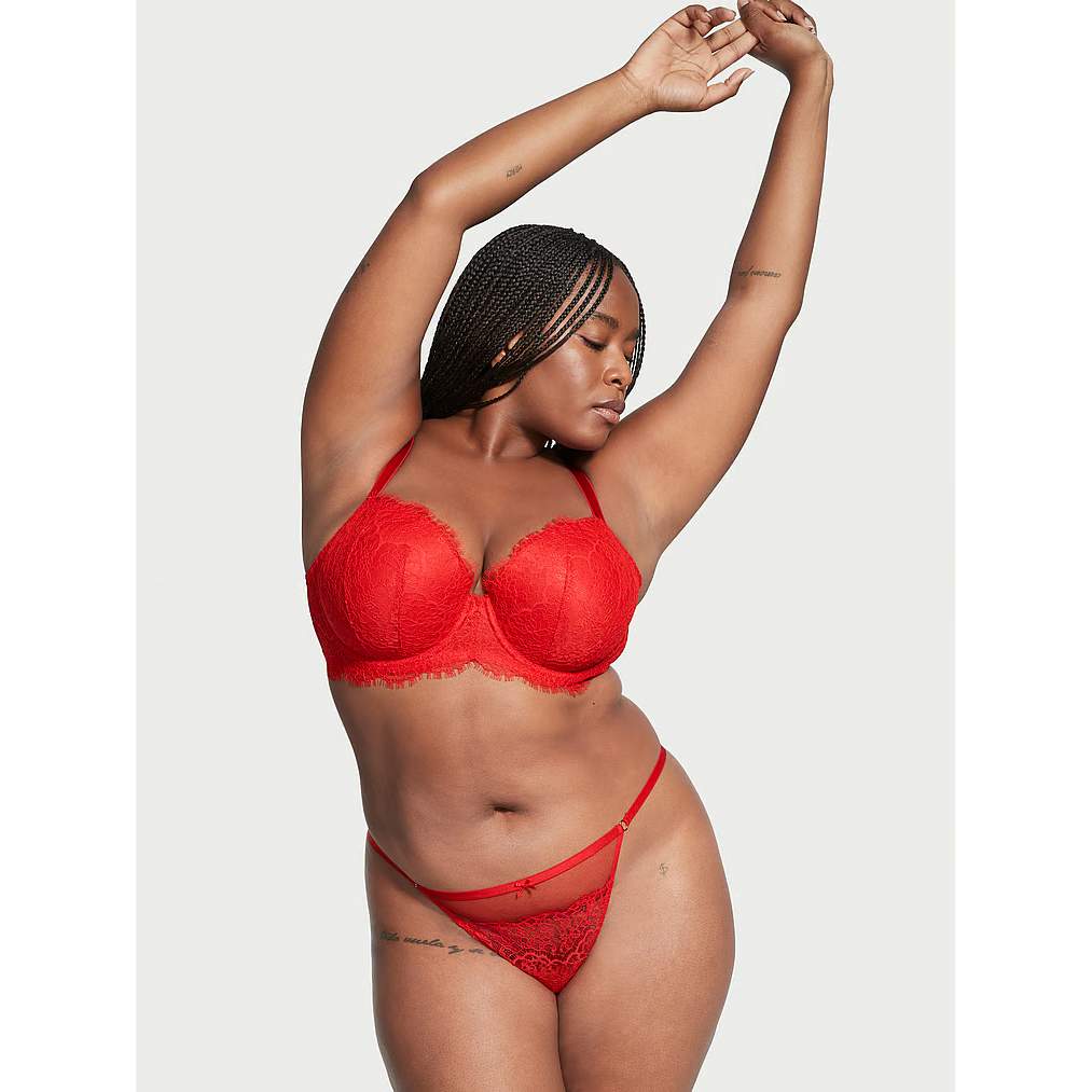 

Трусы Victoria's Secret Dream Angels Lace V-string Lace, красный