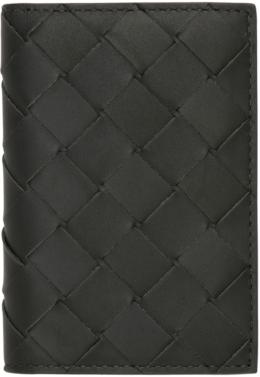 

Зеленая визитница с клапаном Bottega Veneta