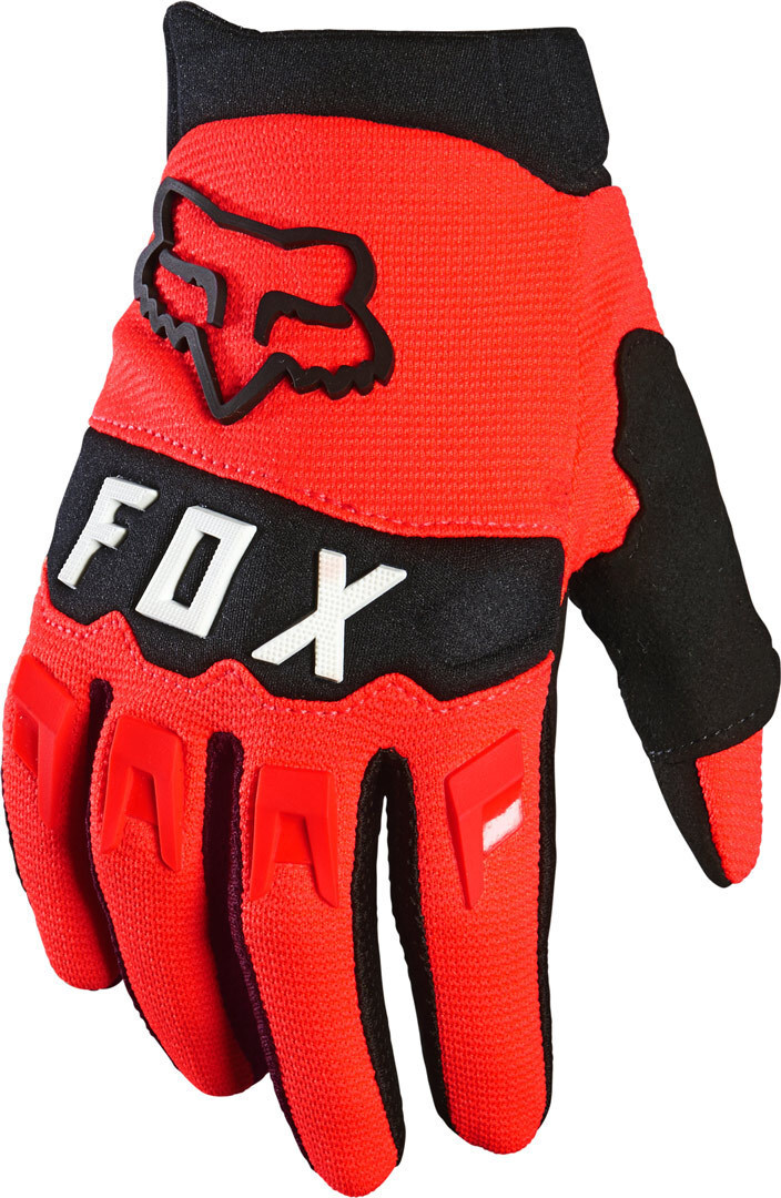 

Перчатки FOX Dirtpaw молодежные для мотокросса, красный/черный